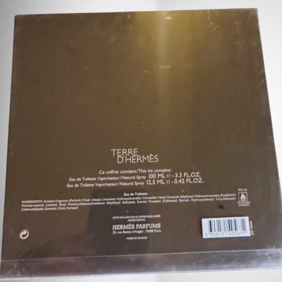 Hermes Terre D'Hermes Men's Natural Spay Gift Set - New - Picture 7 of 7